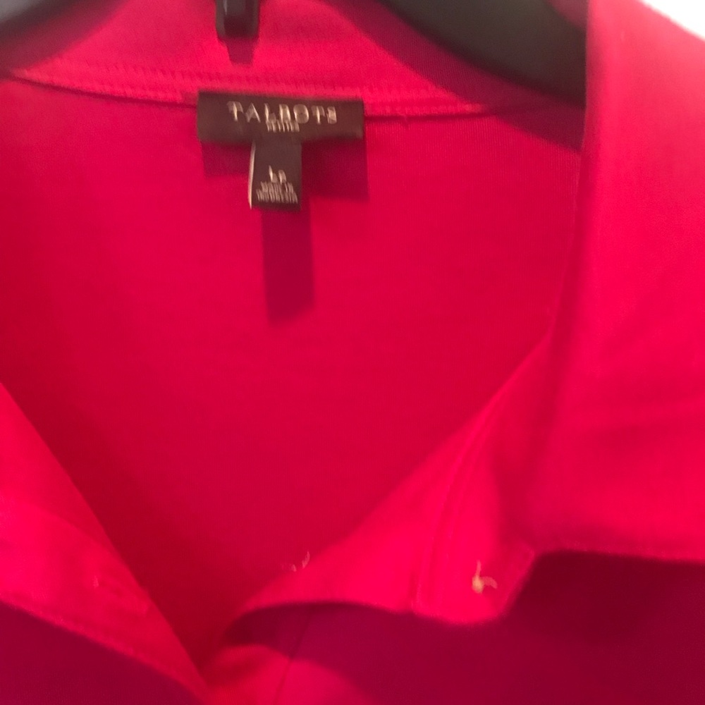 Talbots women top. Size L petite.